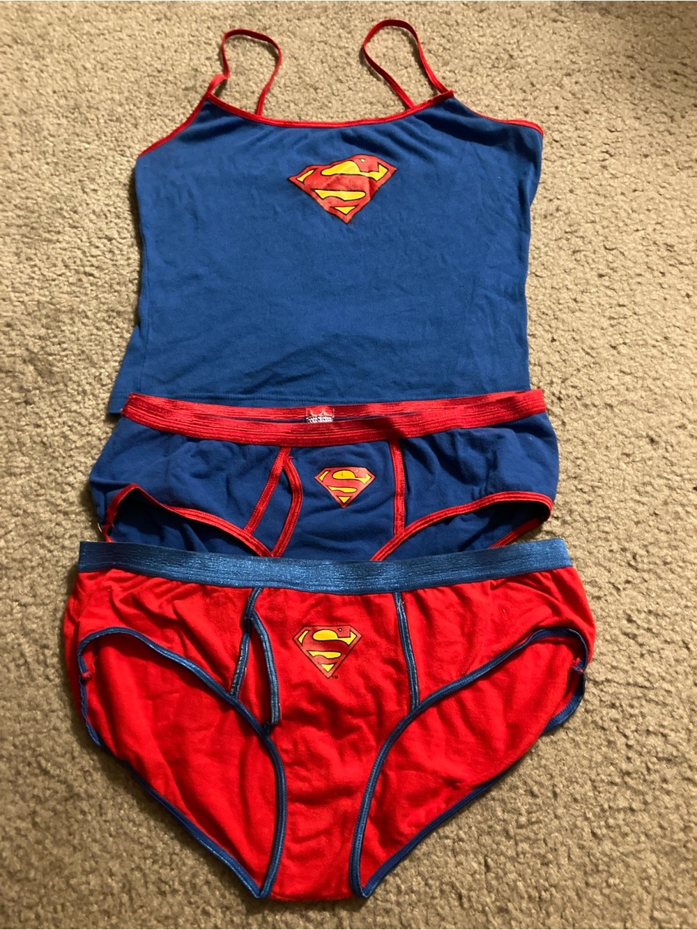 Woman XL tee tank with matching underwear